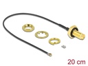Delock Antennenkabel I-PEX/SMA/MHF 4L zu MHF 4L, 0.2 m