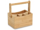 Zeller Present Besteck Serviettenhalter Braun