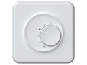 Hager ORIGIN UP-Raumthermostat mit Drehrad ohne Schalter ws