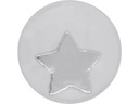 Glorex Wackelaugen Stern silber 35 mm