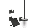 GROHE Start Cube Glas Metall Mattschwarz 3-teilig