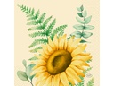 Duni Papierservietten Sunflower Dreams 33 cm x 33 cm, 50 Stück