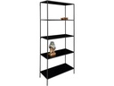 House Nordic Regal Vita, 80 x 36 x 170 cm, Schwarz