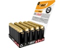 BIC Feuerzeug Mini J25 Gold Schwarz