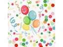 Duni Papierservietten Happy Bubbles B. 33 cm x 33 cm, 50 Stück