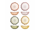 Bloomingville Schale Kana, Glas, 12 x 4.5 cm, 4 Stück