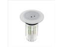 Abfluss-Fee LED-Abflussstopfen Weiss/Chrom mit Duftstein