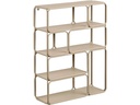 House Nordic Wandregal Lanciano, 48 x 18 x 64 cm, Beige