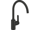 GROHE Get Mattschwarz C-Auslauf schwenkbar