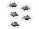 Westmark Weinausgiesser Safety 5 Stück, Schwarz/Silber