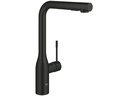 GROHE Essence New Mattschwarz mit ausziehbarer Dual-Spülbrause