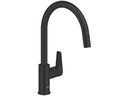 GROHE Start Edge Schwarz, ausziehbarer Auslauf