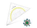 Aristo Geodreieck 22.5 cm mit Facette und Tuschnoppen