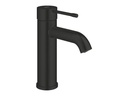 GROHE Essence New Standmontage Schwarz mit Ablaufgarnitur