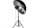 Nanlite Schirm tief Tief, parabolisch, 135 cm, Silber