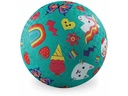 Crocodile Creek Match ball "5" Smiley, Gummiball, Petrol, 13 cm