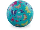 Crocodile Creek Spielball Naturgummi strukturiert 18 cm Schmetterlinge