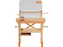 Stihl Werkbank für Kinder, aus Holz, mit Spielzeugwerkzeug