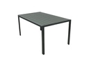 COCON Gartentisch Alice, 150 x 90 x 74 cm, Schwarz/Grau