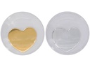 Glorex Wackelaugen Herz gold/silber 35 mm selbstklebend, 4 Stück