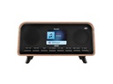 Audizio Desio-LWD Retro DAB+ Radio, Stereo, BT, holzfarben Beige