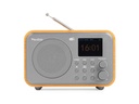 Audizio Milan-Bamboo DAB+ Radio mit BT u. FM, bambusfarben Grau