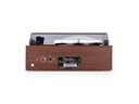 Audizio Plattenspieler mit Bluetooth Reno-WD Stereo Braun