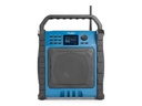 Audizio Temi-XL Jobsite Portables DAB+/FM Radio mit Akku, IP54 Blau