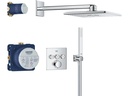 GROHE Precision SmartControl Unterputz Thermostat Chrom eckig