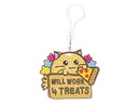 CRAFT Buddy Will Work 4 Treats Crystal Art Bastelset mehrfarbig