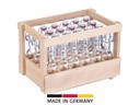 Westmark Holzdisplay Mini-Bügelverschlussflasche 40 ml, 24 Stück