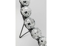 Kare Tischspiegel Disco Balls Rund Mosaik Silber Ø 26 cm