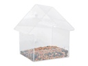 Esschert Design Fenster-Vogelhaus Acryl transparent