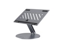 4smarts Laptop/Tablet Ständer ErgoPro + USB-C Dock, Grau 17 "