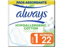 Always Binde Cotton Normal Gr.1 22 Stück