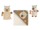 fehn Bade-Set «Capybara Clara» Kapuzenbadetuch