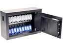 Pavo Schlüsselsafe Advanced 20 Haken, Grau