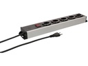 Max Hauri Steckdosenleiste Power Line 5x Typ 13 grau/schwarz 5.0m