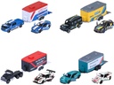Majorette Racing Deluxe Trailer, 4-sort. Metall, mehrfarbig