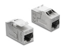 Delock Keystone-Modul Kupplung RJ45 Buchse zu Buchse Cat.6A