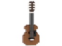 BRIXIES Bausteinmodell Gitarre aus 103 Bausteinen