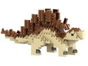 BRIXIES Bausteinmodell Stegosaurus aus 118 Bausteinen
