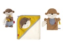 fehn Bade-Set «Otter Theo» Frottee, Musselin, mehrfarbig