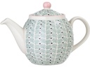 Bloomingville Teekanne Maya 1.2 l, Grün/Weiss