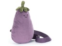 Jellycat Amuseables Aubergine Bum Bag verstellbarer Riemen