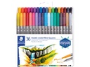 Staedtler Twin-tip pen 36 Farben silbergrau