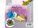 Folia Alu-Faltblätter 15 x 15 cm 90 g/m² Farbig sortiert