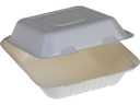 belesse Menübox Zuckerrohr weiss 1100 ml 50 Stück