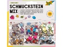Folia Schmuckstein Mix GIRLY GLAM Mehrfarbig 800 Stück