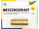 Folia Messingdraht 0.3 mm x 80 m Gold